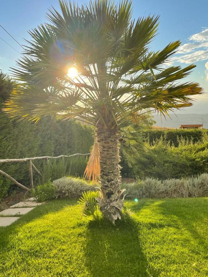 Villa Siciliana Con Piscina E Vista Panoramica Sul Mare Borgetto Exterior photo