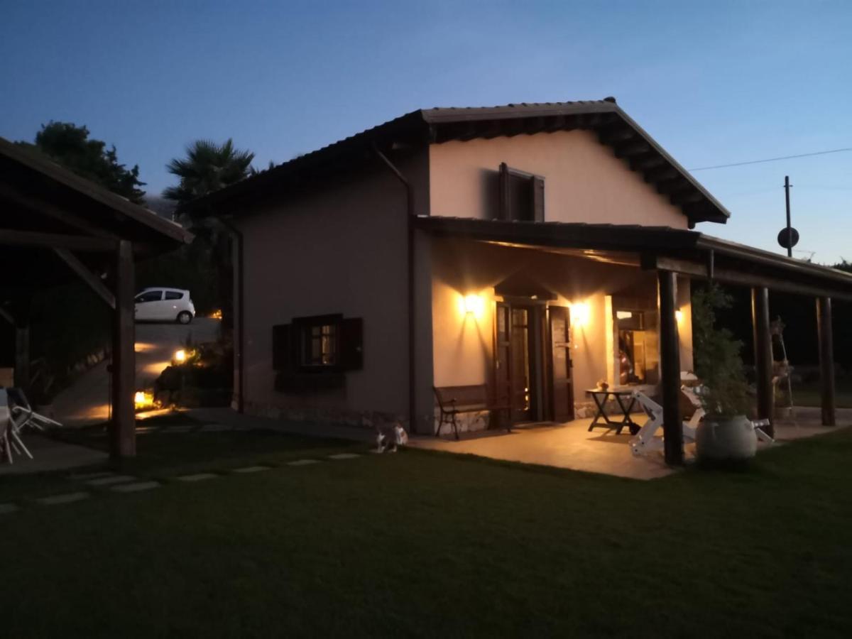 Villa Siciliana Con Piscina E Vista Panoramica Sul Mare Borgetto Exterior photo