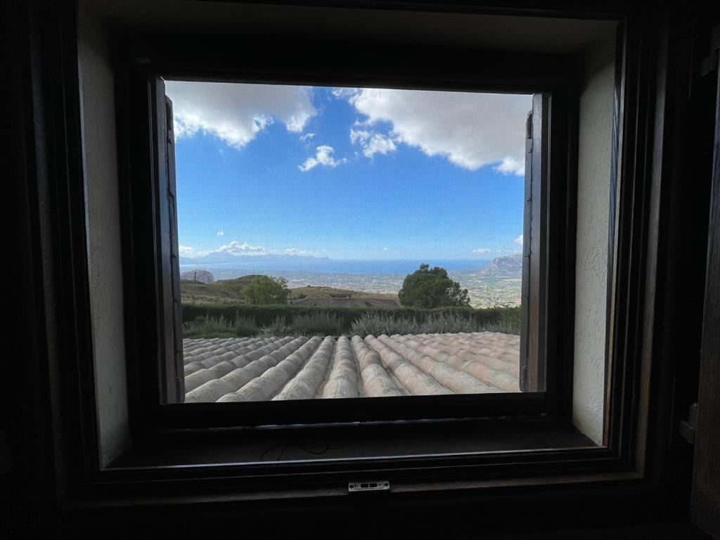 Villa Siciliana Con Piscina E Vista Panoramica Sul Mare Borgetto Exterior photo