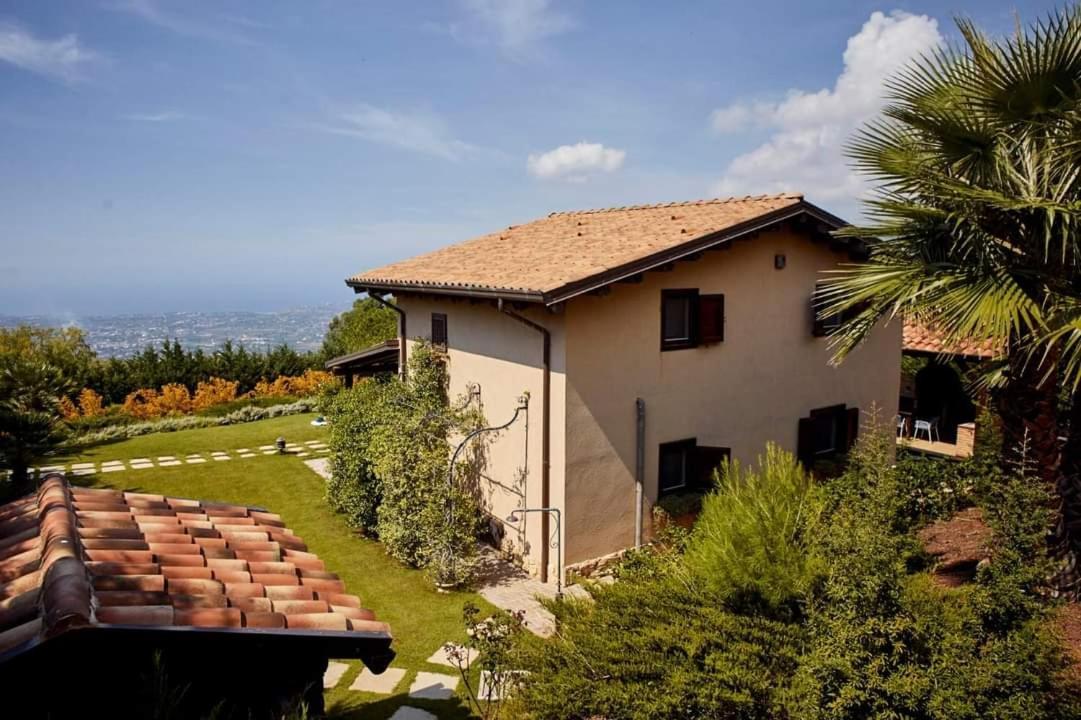 Villa Siciliana Con Piscina E Vista Panoramica Sul Mare Borgetto Exterior photo